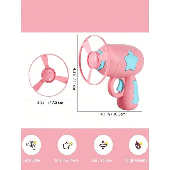 NEW 2x‎ Tech Cat Toys- Laser Light Pointer Collar Flying Disc Kitten Interactive - Picture 6 of 7